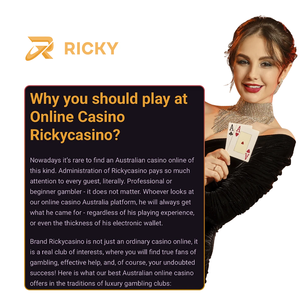 Explore Ricky Casino and find out why you should play here.