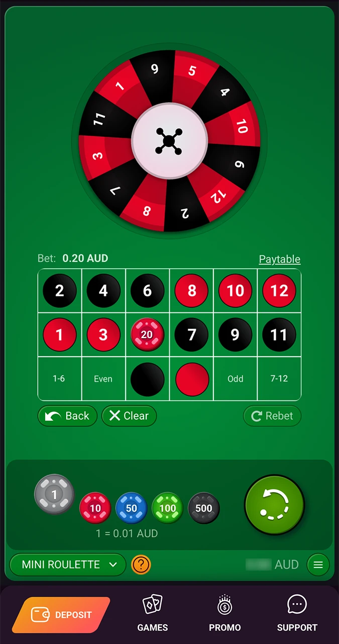 Play and enjoy winning live games from Ricky Casion.