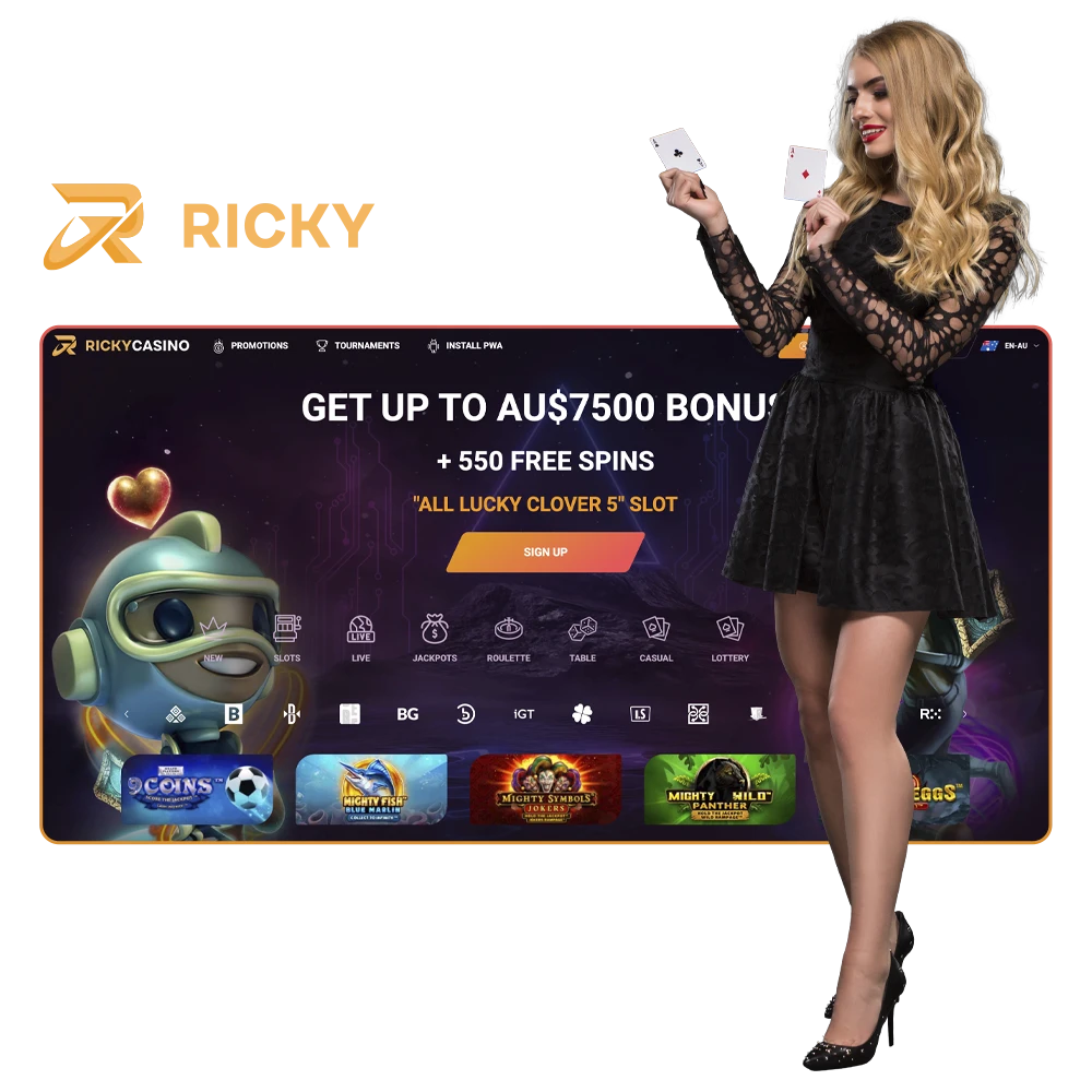 Try Ricky Casino because it's the best casino in Australia.