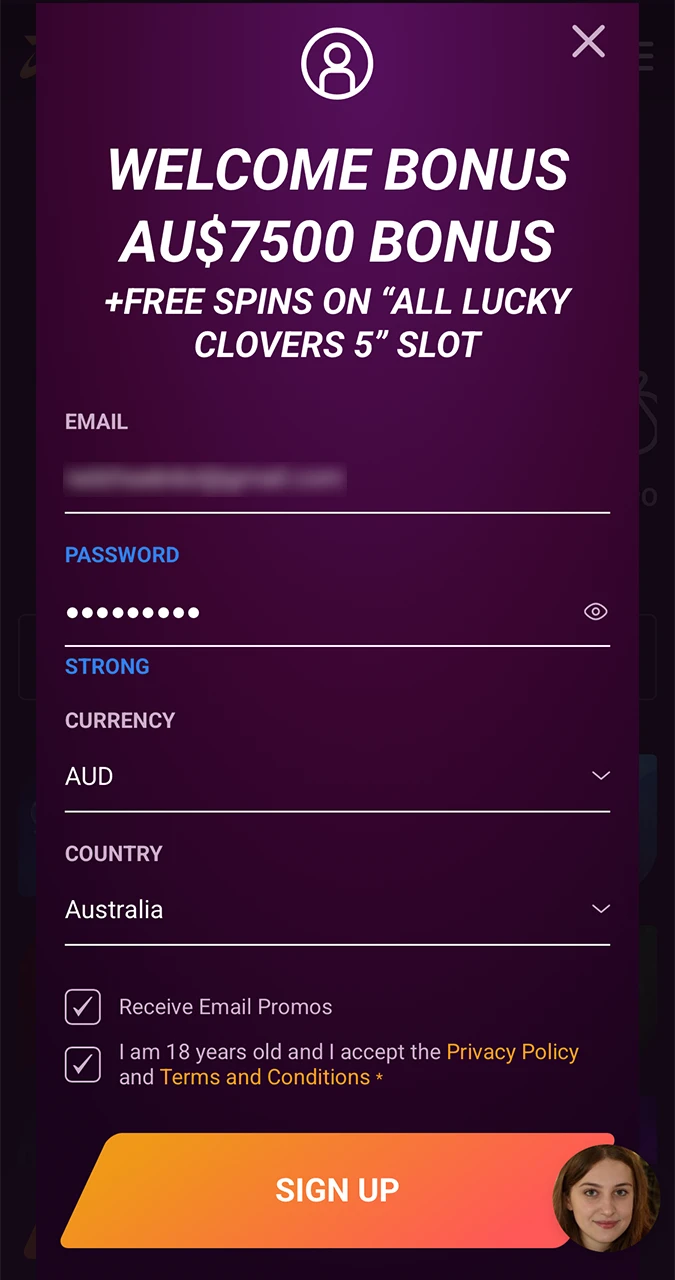 Check the form you filled out when you registered at Ricky Casino.