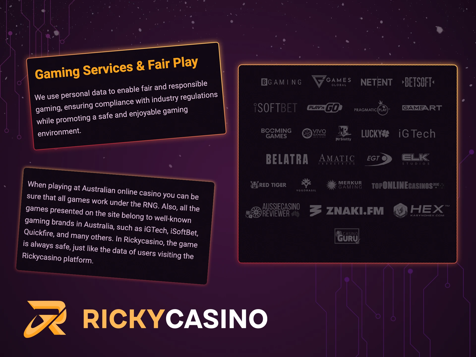 Find out about more information about betting at Ricky Casino.
