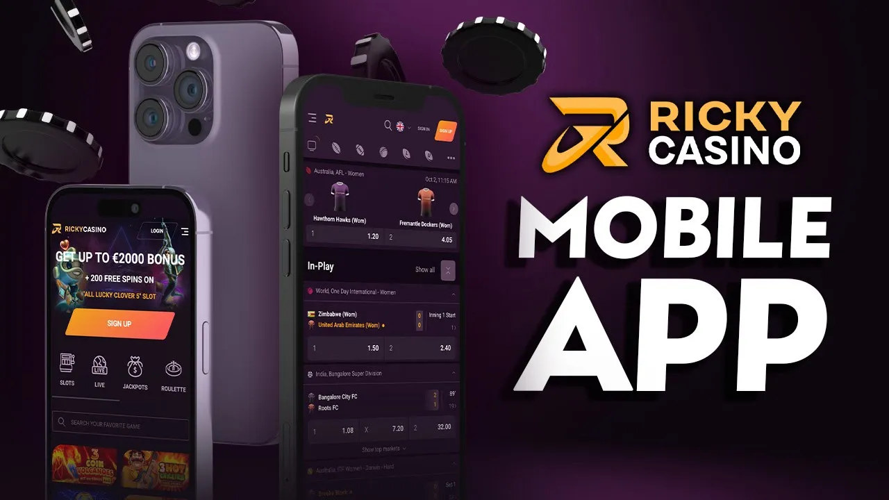 Video guide on how to install Ricky Casino mobile app.